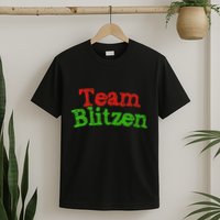 Team Blitzen Funny Reindeer Graphic Gift T-Shirt