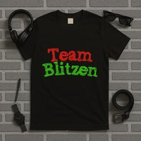 Team Blitzen Funny Reindeer Graphic Gift T-Shirt