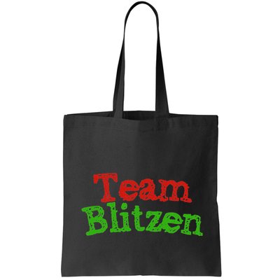 Team Blitzen Funny Reindeer Graphic Gift Bag