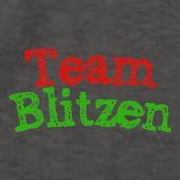 Team Blitzen Funny Reindeer Graphic Gift Vector Backpack