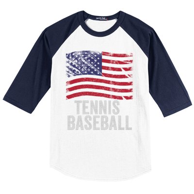 Tennis Baseball, Funny Tennis Baseball, Fun Game For All Ages, Perfect Outdoor F Baseball Sleeve Shirt