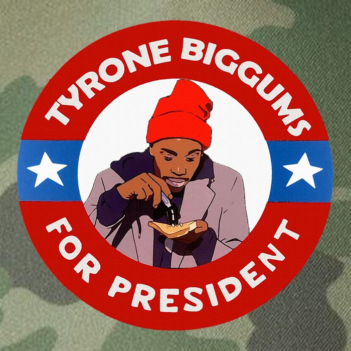 Tyrone Biggums For President Sketch Comedy Legacy Tie Dye Trucker Hat