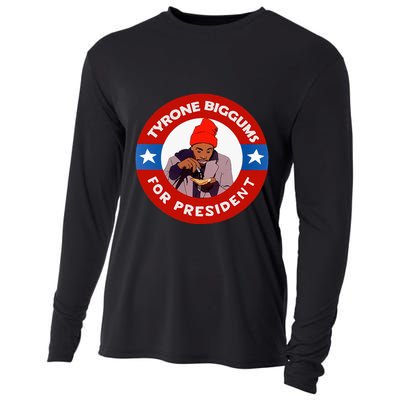 Tyrone Biggums For President Sketch Comedy Cooling Performance Long Sleeve Crew