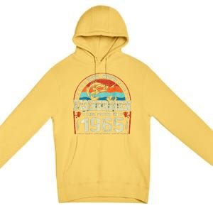 The Best Fishermen Are Born In 1965 Fishing Lovers Birthday Premium Pullover Hoodie