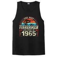 The Best Fishermen Are Born In 1965 Fishing Lovers Birthday PosiCharge Competitor Tank