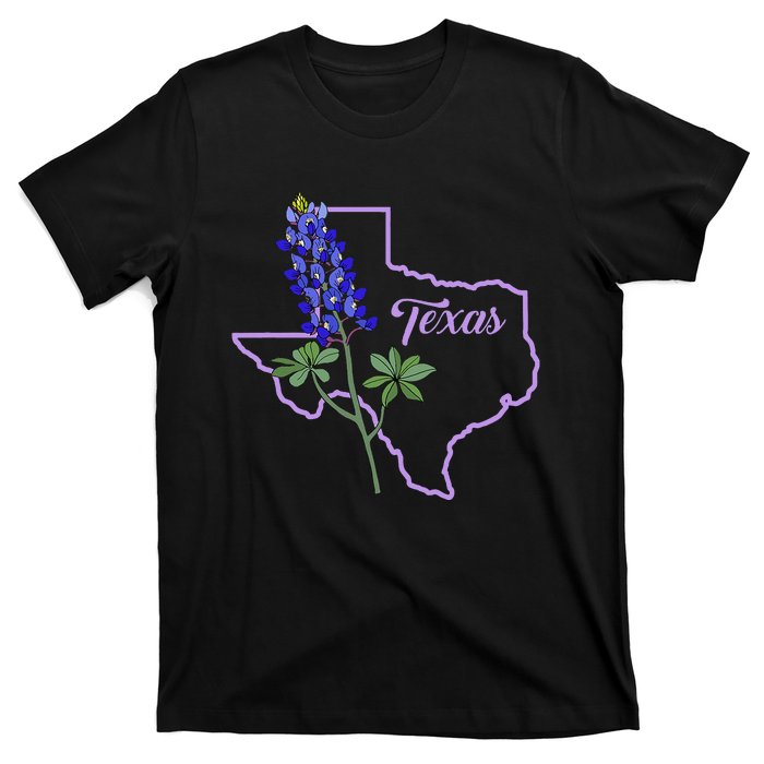 Texas Bluebonnet Flower T-Shirt