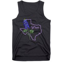 Texas Bluebonnet Flower Tank Top