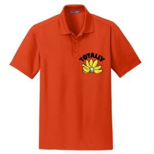 Totally Bananas | Funny Fruit Pun | Banana Dry Zone Grid Polo