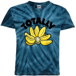 Totally Bananas | Funny Fruit Pun | Banana Kids Tie-Dye T-Shirt