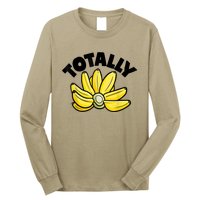 Totally Bananas | Funny Fruit Pun | Banana Long Sleeve Shirt