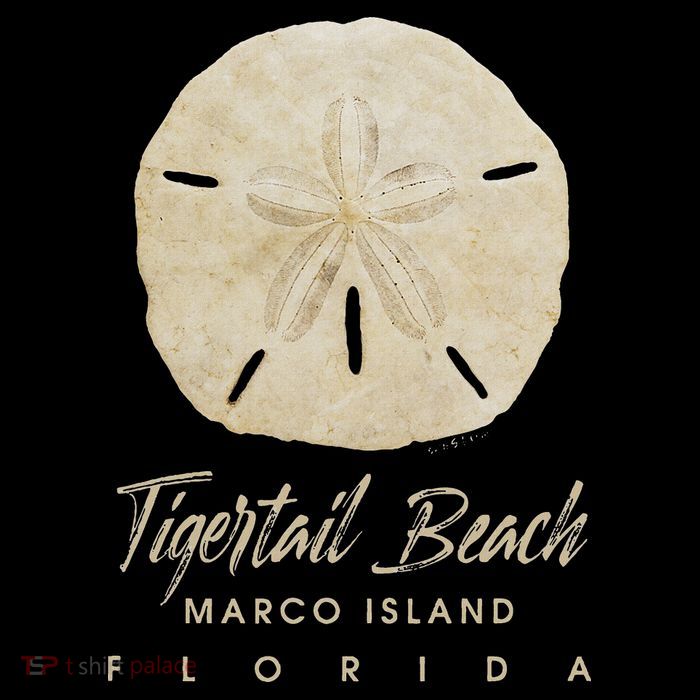 Tigertail Beach Florida Shelling Gift Souvenir Sand Dollar T-Shirt
