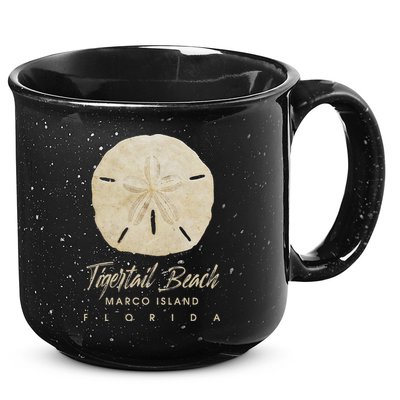 Tigertail Beach Florida Shelling Gift Souvenir Sand Dollar 15oz Campfire Ceramic Mug