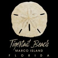 Tigertail Beach Florida Shelling Gift Souvenir Sand Dollar Drawstring Bag
