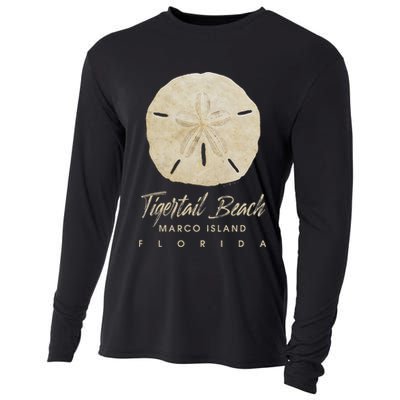Tigertail Beach Florida Shelling Gift Souvenir Sand Dollar Cooling Performance Long Sleeve Crew