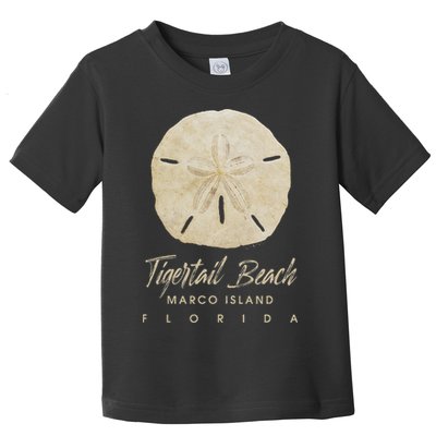 Tigertail Beach Florida Shelling Gift Souvenir Sand Dollar Toddler T-Shirt