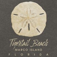 Tigertail Beach Florida Shelling Gift Souvenir Sand Dollar Cotton Canvas Backpack