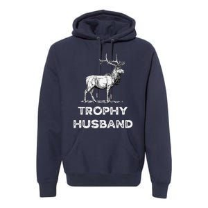 Trophy Buck Fathers Day Design For Husband Premium Hoodie