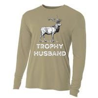 Trophy Buck Fathers Day Design For Husband Cooling Performance Long Sleeve Crew