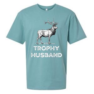 Trophy Buck Fathers Day Design For Husband Sueded Cloud Jersey T-Shirt