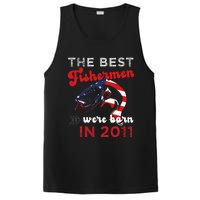 The Best Fishermen Were Born In 2011 Fun 11 Birthday Fishing PosiCharge Competitor Tank