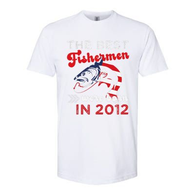 The Best Fishermen Were Born In 2012 Fun 10 Birthday Fishing Softstyle CVC T-Shirt