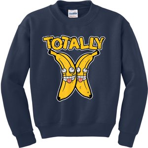 Totally Bananas | Funny Fruit Pun | Banana Kids Sweatshirt