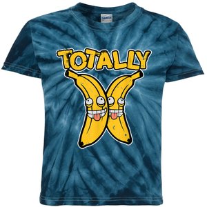 Totally Bananas | Funny Fruit Pun | Banana Kids Tie-Dye T-Shirt