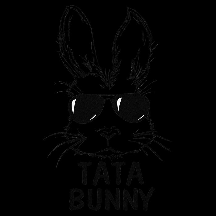Tata Bunny Face With Sunglasses Easter Matching Family Sustainable Bucket Hat