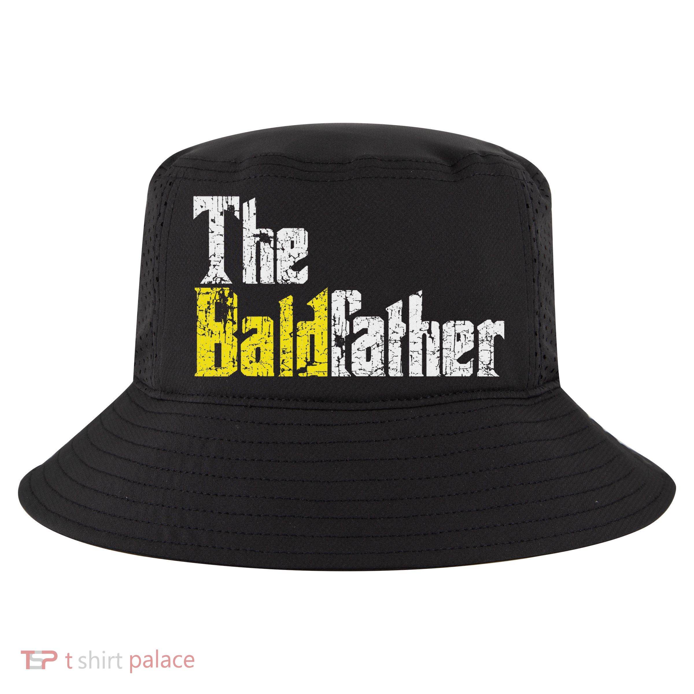 The Baldfather Funny Birthday For Bald Cool Comfort Performance Bucket Hat