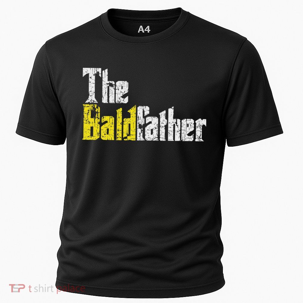 The Baldfather Funny Birthday For Bald Performance Shirt