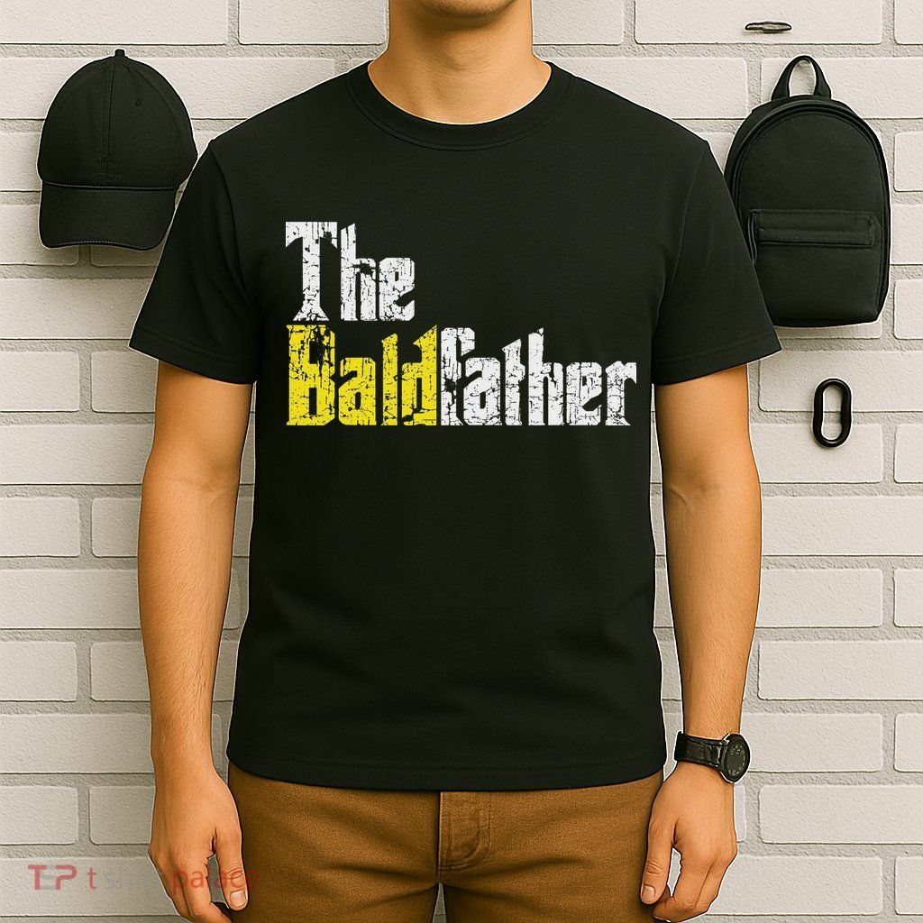 The Baldfather Funny Birthday For Bald T-Shirt
