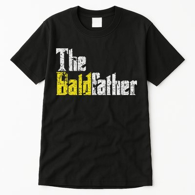 The Baldfather Funny Birthday For Bald Tall T-Shirt