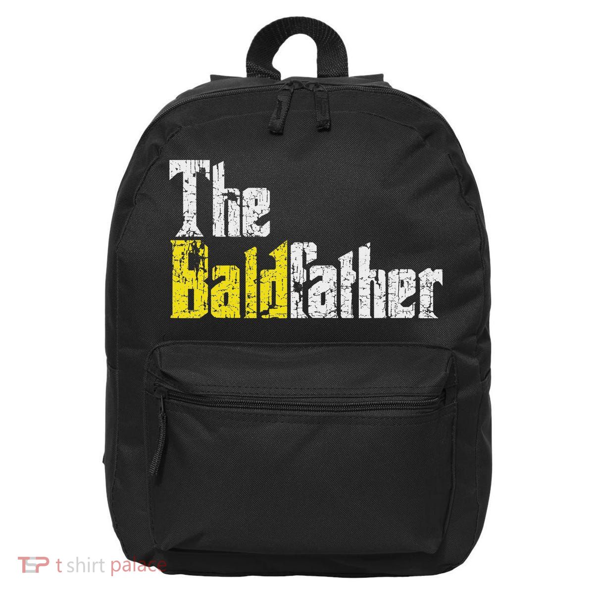 The Baldfather Funny Birthday For Bald 16 in Basic Backpack