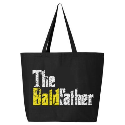 The Baldfather Funny Birthday For Bald 25L Jumbo Tote