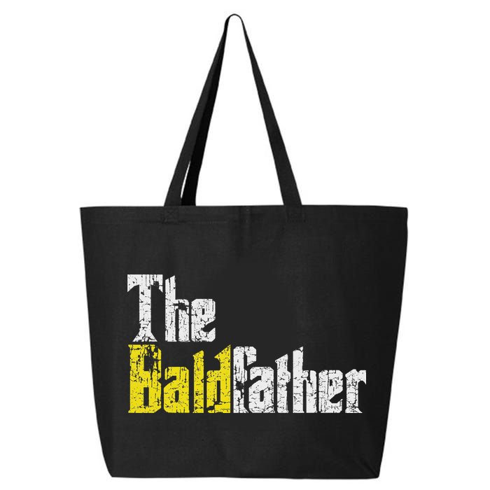 The Baldfather Funny Birthday For Bald 25L Jumbo Tote
