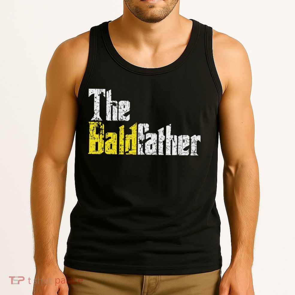 The Baldfather Funny Birthday For Bald Tank Top