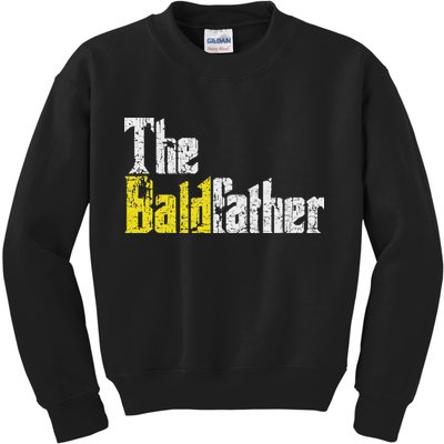 The Baldfather Funny Birthday For Bald Kids Sweatshirt