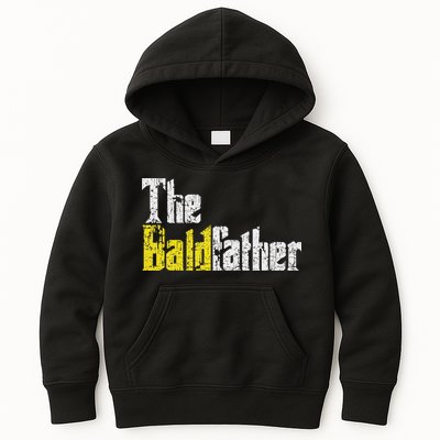 The Baldfather Funny Birthday For Bald Kids Hoodie