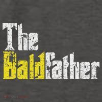 The Baldfather Funny Birthday For Bald Vector Backpack