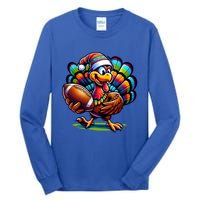 Turkey Bowl Family Football Game Thanksgiving Quarterback Gift Tall Long Sleeve T-Shirt