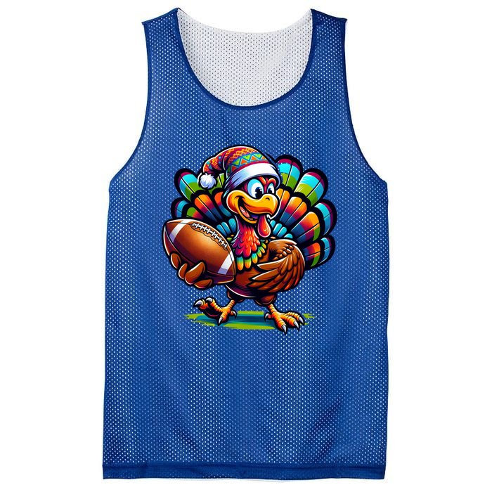 Turkey Bowl Family Football Game Thanksgiving Quarterback Gift Mesh Reversible Basketball Jersey Tank