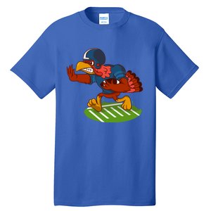 Turkey Bowl Football Player Family Thanksgiving Game Meme Gift Tall T-Shirt