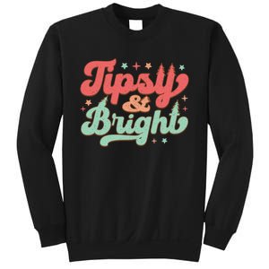 Tipsy & Bright Festive Graphic Sweatshirt