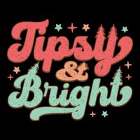 Tipsy & Bright Festive Graphic T-Shirt