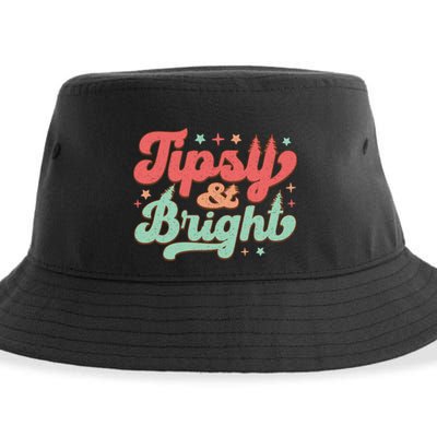 Tipsy & Bright Festive Graphic Sustainable Bucket Hat