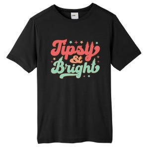 Tipsy & Bright Festive Graphic Tall Fusion ChromaSoft Performance T-Shirt