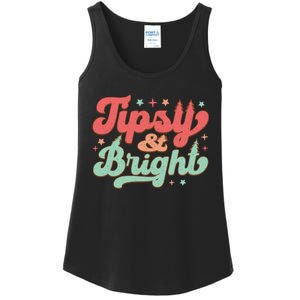 Tipsy & Bright Festive Graphic Ladies Essential Tank