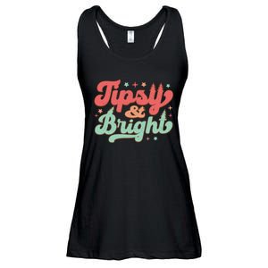 Tipsy & Bright Festive Graphic Ladies Essential Flowy Tank