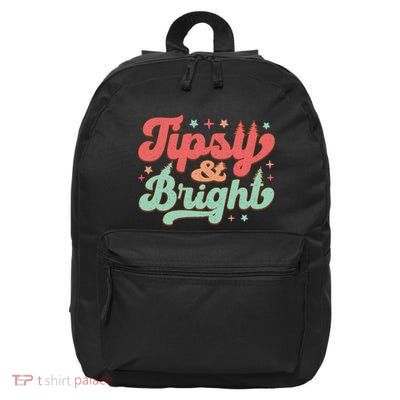 Tipsy & Bright Festive Graphic 16 in Basic Backpack