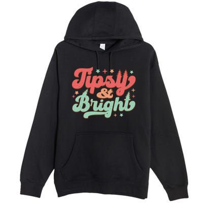 Tipsy & Bright Festive Graphic Premium Pullover Hoodie